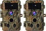 2-Pack No Glow Trail Game Deer Cameras