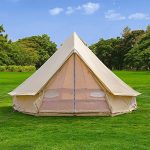 Luxury Glamping Bell Tents for Family Camping, Festivals, and Relaxation in Nature (5-meter diameter)