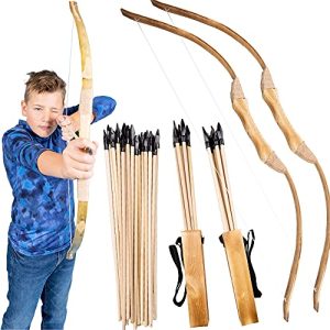 Island Genius Outdoor Archery Set - Classic Wooden