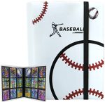 Baseball Playing cards Binder Holder, Buying and selling Album photocard Storage Greatest Protectors, Set for TCG and Soccer Playing cards and Sports activities Playing cards - 9 Pocket 20 Pages - Put as much as 360 Playing cards (White).