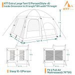 Extra Large Tent 12 Person - Perfect for Outdoor Camping and Family Gatherings - Image 5