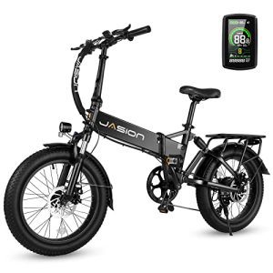Jasion EB7 2.0 Electric Bike - 500W Motor, 20MPH Max