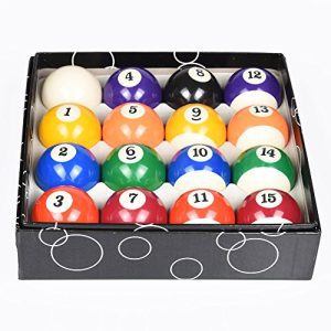 Elevate Your Billiards Experience with ISPiRiTo Regulation Dimension 2-1/4 Inch Pool Ball Set