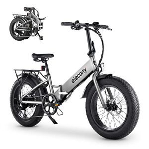 High-Performance 20" x 4.0 , 36V 12.5Ah Waterproof Battery, Shimano 7-Speed Gears - City, Beach, Snow, and Mountain E-Bike for Adults in Grey