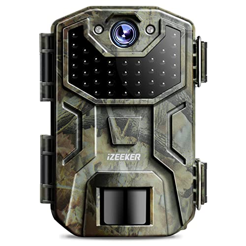 Capture Wildlife in the Dark with Waterproof No Glow Trail Camera - 20MP, 1080P with Night Vision and Motion Detection.