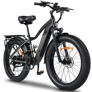 TopMate EB22 Electrical Bike Mountain Bicycle for Adults, E Bikes 32MPH Quick Cost Detachable Battery 750W Motor 48V 15Ah 26" x 4.0 Fats Tires Twin Shock Absorber 7-Velocity with Cup Holder and Telephone Mount.