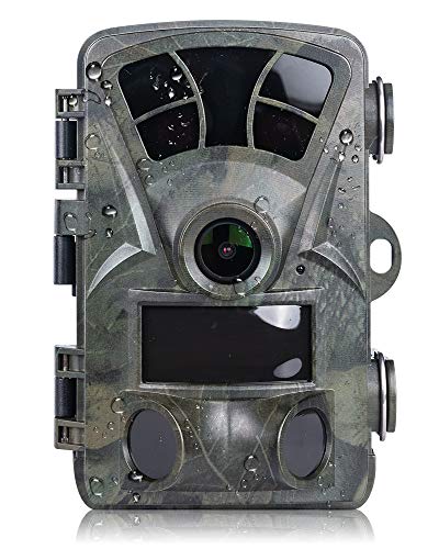 Wildlife Observer - 21MP 1080P HD Video Path Camera, 2.4" LCD Display, Wide Detection Range, Motion Activated Night Vision, Waterproof IP66 for Hunting and Outdoor Monitoring.