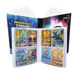 Trading Card Binder with 32 Pages and 256 Pockets, Ideal for Children's Collection of MTG, Baseball, and Soccer Cards. Card Folder Album for Safe and Organized Storage.