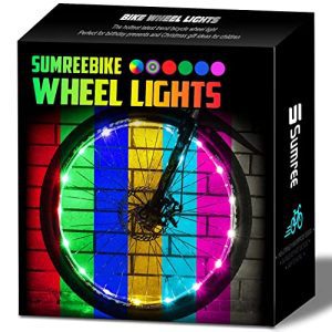 2-Tire Pack LED Bike Wheel Lights - 16 Modes
