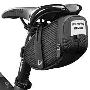Ride in Style and Convenience: The Bike Saddle Bag - Strap-on Biking Wedge Pack with 0.75L Capacity, Perfect for Mountain and Highway Bikes