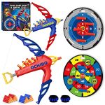 2 Pack Bow and Arrow Toys for Kids - Archery Set with 2 Bows, 2 Shooting Targets, and 40 Foam Darts - Fun Indoor and Outdoor Games for Boys and Girls Ages 3-8 - Perfect Birthday Gifts.