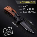 Pocket Knife Spring Assisted Folding Knives - Versatile EDC Tool for Every Adventure! - Image 2
