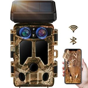 Solar Powered Trail Camera with Dual Lens - 60MP