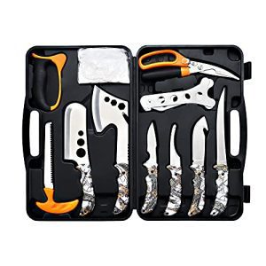 KNINE OUTDOORS Hunting Deer Knife Set - Field Dressing Kit