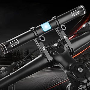 Enhance Your Bike Journey with the USB Rechargeable Bike Handlebar Extender: Multifunctional Design, Power Bank Feature, and Durable Construction!