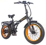 Narrak 48V 500W 13 Ah 20" x4.0 Folding Fat Tire Step Over/Step-Thru Electric Bicycle