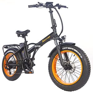 Narrak 48V 500W 13 Ah 20" x4.0 Folding Fat Tire Step Over/Step-Thru Electric Bicycle
