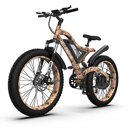 Fats Tire Electrical Bike 1500W Electrical Mountain Bike 48V 15AH Detachable Lithium Battery 26 ''4 inch Electrical Bike for Adults Highly effective Ebike for Biking Fans(Snake).
