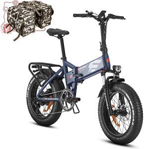 X5 Electrical Bike 750W 33Mph Highly effective Electrical Bicycle for Adults 48V 15AH Detachable Battery 20 Inch 4.0 Fats Tire Mountain Seashore Snow Commuting Folding Ebike Entrance Suspension Shimano 7-Pace.