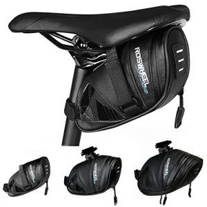Conquer the Trails with the Durable Bike Saddle Bag: Mudproof, Water-Resistant, and Ultimate Storage for Outdoor Adventures!