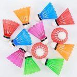 Elevate Your Badminton Game with 12 Colorful Plastic Shuttlecocks - Image 2