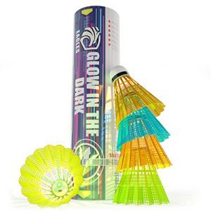 Light Up the Game with LED Badminton Shuttlecocks - 5 Pack