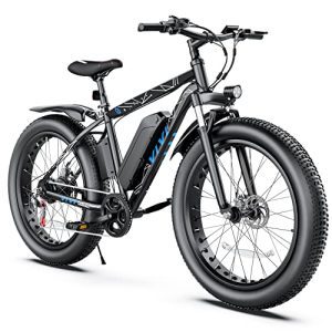 Electrical Bike 26"/20" x 4.0, 48V 500W Fats Tire Electrical Bike Snow Bike, 25MPH Electrical Bicycle, Adults Ebike with 48V 3Ah/10.4Ah Detachable Battery, Shimano 7 Velocity.