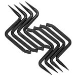 Durable 4-Inch Screw-in Tree Steps for Hunting - Secure Climbing to Tree Stands - Slip-Resistant Knurling Pattern - Supports up to 705 lbs - 8 Pack.