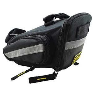 Medium or Large Bicycle Strap-On Bike Saddle Bag: The Perfect Cycling Seat Pack for Your Next Ride