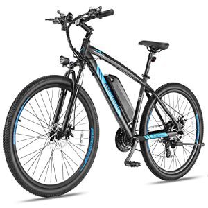 27.5'' Electric Commuter and Mountain Bike - 350/500W Motor, Removable 36/48V Battery, 21/24 Speed Gears.