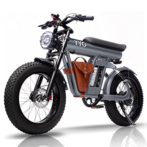 Electrical Bike for Adults, Ebike with 1200W Brushless Motor, 48V/20Ah,20”x4.0 Fats Tire E Bbike, As much as 32MPH Commuter Electrical Bicycle, Twin Shock Absorber Electrical Motorbike Filth Bike.
