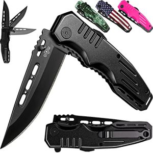 Spring Assisted Army Style Pocket Folding Knife - Your All-Purpose Outdoor Companion!