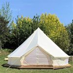 Luxurious New Oxford Cloth Bell Tents with Range Gap (sidewall), Appropriate for 4 Seasons Household Out of doors Glamping Yurt Tent.