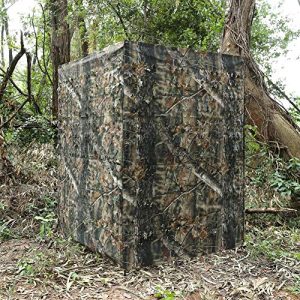 Auscamotek 5x10 Feet Camouflage Deer Hunting Ground Blind - Your Ultimate Hunting Hideout