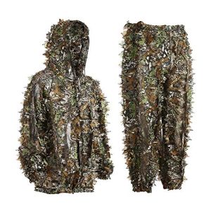 Ghillie Suit Youth 3D Leaf Camo for Jungle Hunting