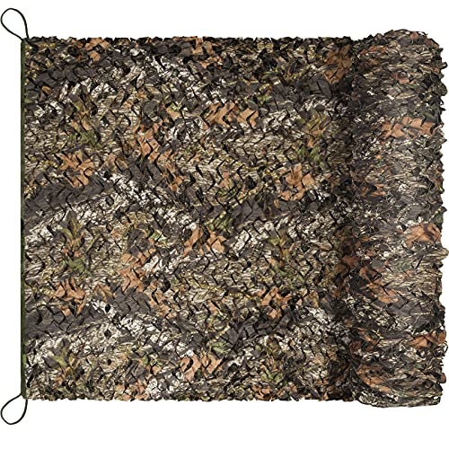 Quiet Camo Netting with Mesh Backing - Lightweight and Rustle-Free for Hunting Blinds, Photography, Car Cover, Decoration - Camouflage Tarp and Sunshade.