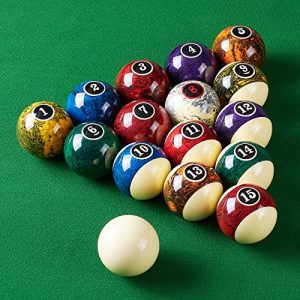 Elevate Your Game with YINIUREN Premium Marble Pattern Billiard Balls Set