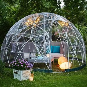 Experience Ultimate Outdoor Comfort with a 12FT Weatherproof Bubble Tent - Perfect for Camping, Patio, Garden, Greenhouse, and More!