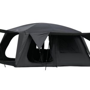 Vidalido 4-6 Person Camping Tent set up in a scenic outdoor location, showcasing its spacious dual-room design and waterproof features