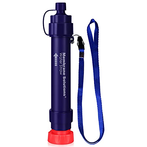 WS02 Water Filter Straw with Detachable Design, 4-Stage Filtration, and 5,000L Capacity – Ideal for Hiking, Camping, and Emergency Preparedness