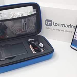 Locmarine 4G Boat Monitoring and Security HUB with Real-Time Tracking, Battery Voltage Monitoring, and High Water Alerts – Includes 6 Months Free Monitoring Service