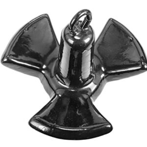 Camco 50099 18 lb River Anchor - PVC Coated for Pontoon and Bass Boats, Rust and Corrosion Resistant