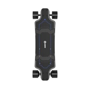 Askate A1 Electric Skateboard with remote control, showcasing a 31.5-inch 8-layer Canadian maple deck, 350W motor, and a top speed of 25 KPH