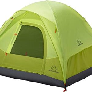 Mountain Summit Gear Campside 3-Person Dome Tent with Spacious Interior, Easy Setup, and All-Weather Protection