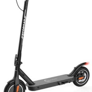 ECOROAD EC8 Electric Scooter – High-Performance Commuting Scooter with 19 MPH Speed, 18-Mile Range, 10” Pneumatic Tires, and Dual Rear Suspension