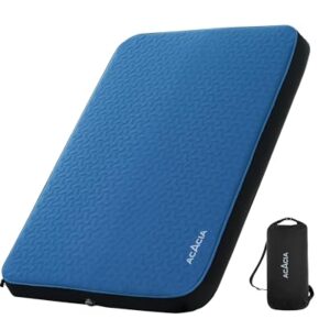 ACACIA 4'' Thick Self-Inflating Sleeping Pad - Double size camping mattress with innovative Y-shaped telescopic design