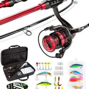 Ghosthorn Telescopic Fishing Rod and Reel Combo - Compact, portable 7ft fishing pole kit with durable reel for freshwater and saltwater adventures.
