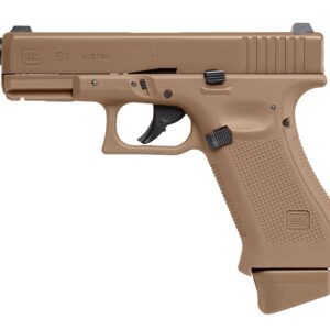 Umarex GLOCK 19X Half Blowback Airsoft Pistol showcasing a realistic polymer frame and aluminum alloy slide