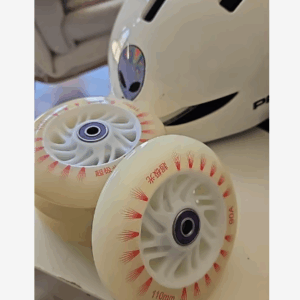 2-Piece LED Inline Speed Skate Wheels with ILQ-11 Bearings