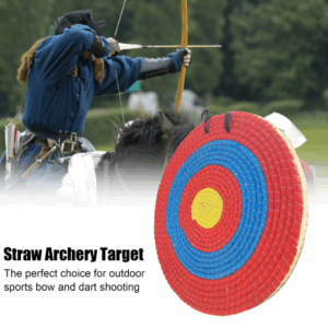 Handwoven 40cm Straw Target for Archery and Outdoor Shooting Practice